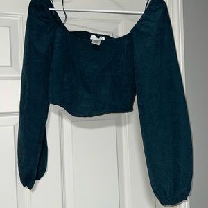 Dark blueish/green blouse from Kirious. Size Small